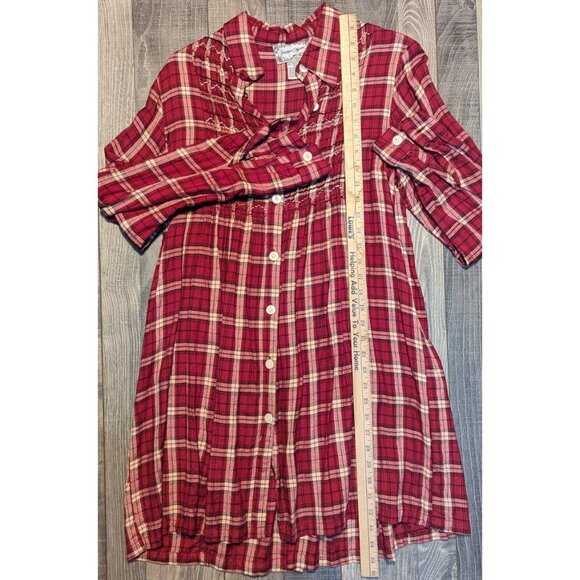 Jonathan Martin Colorful Plaid‎ Country Home Long Sleeve Button Size 7/8 Western - Picture 6 of 11